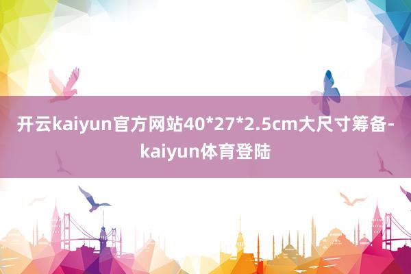 开云kaiyun官方网站40*27*2.5cm大尺寸筹备-kaiyun体育登陆